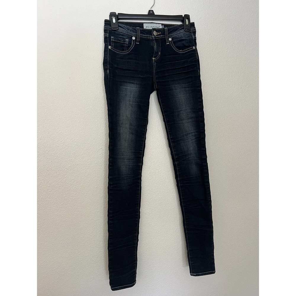 Bui Yah Kah Jeans Womens Blue Denim Size 1 Skinny Long